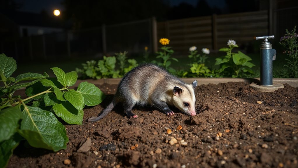 buried fence deterrent landscaping