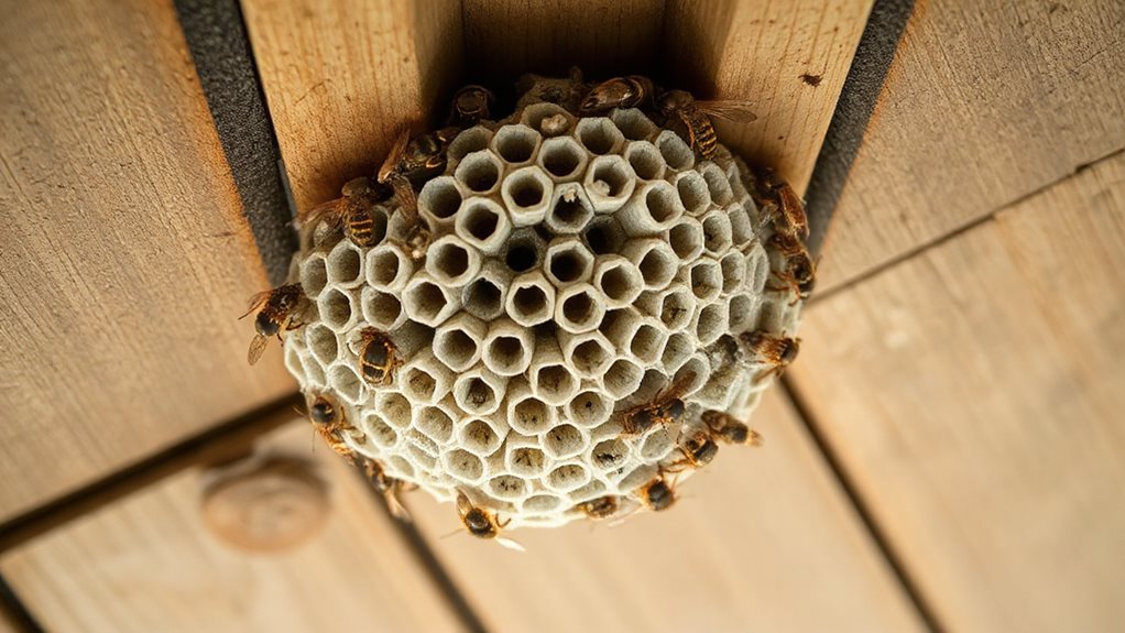 buzzing nests under deck expanding rapidly