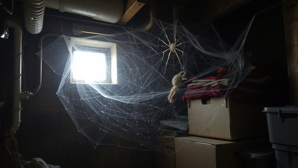 cardboard boxes shelter spiders campsites