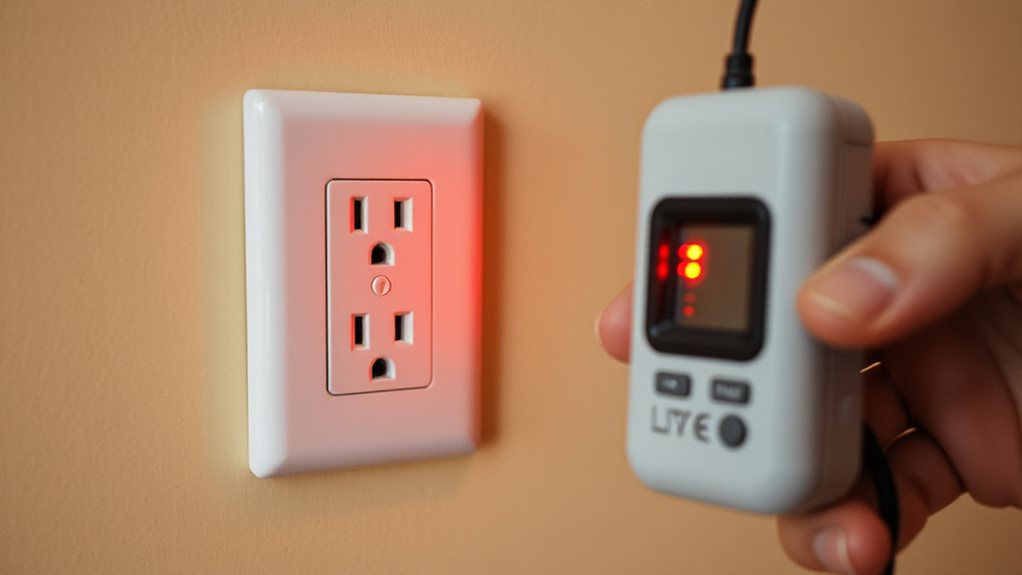 check breaker test ground reverse polarity