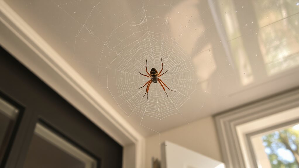 cracks vents branches invite spiders