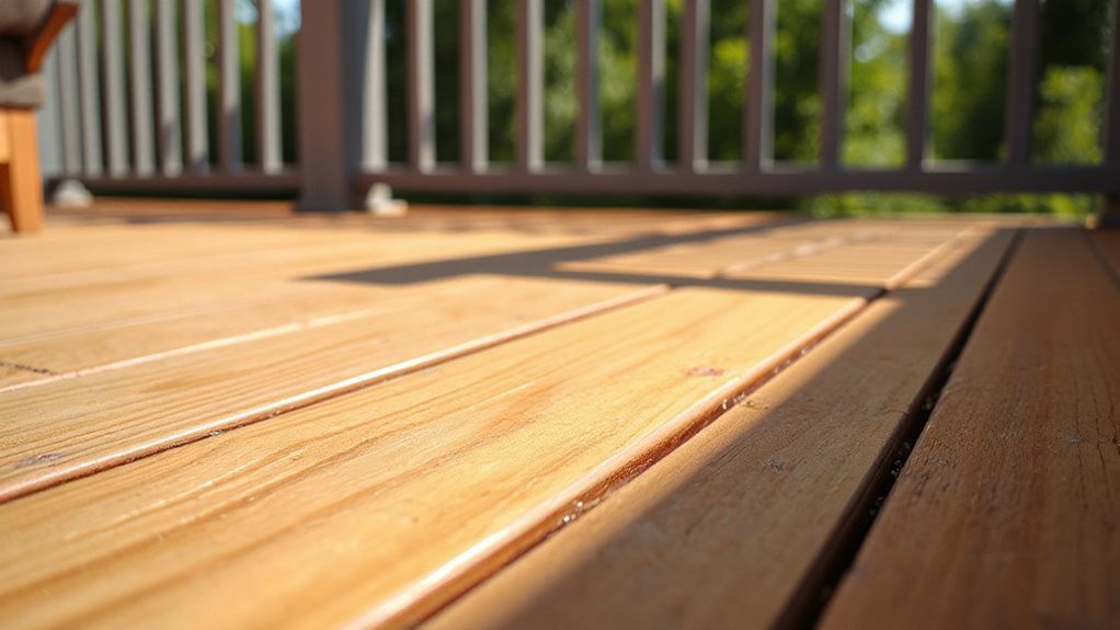 deck seal timing and moisture considerations
