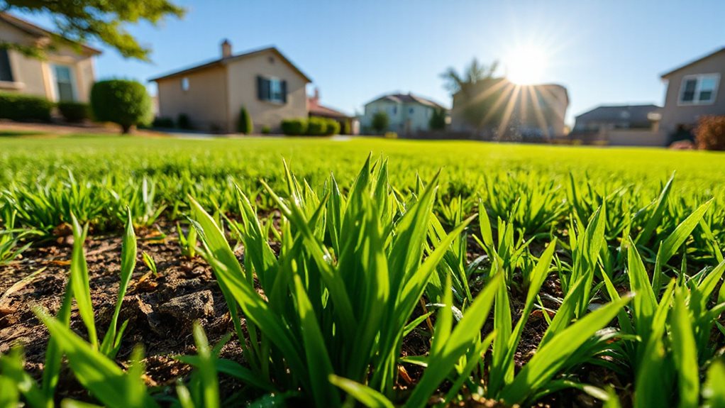 deep water drought tolerant lawn diligently