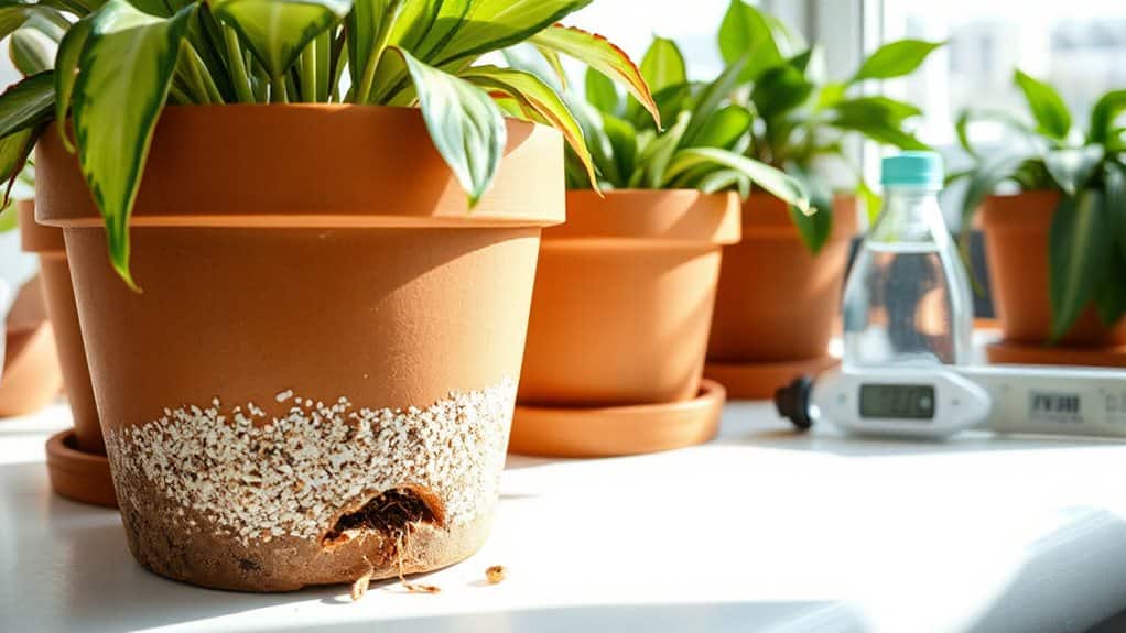 drainage friendly pots prevent root rot
