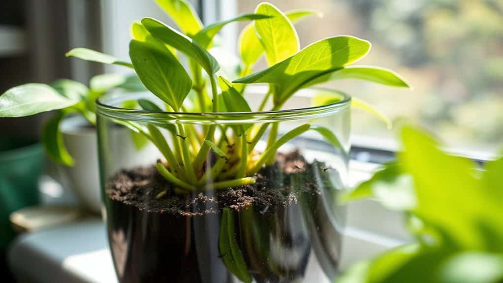 dry soil bottom watering yellow traps