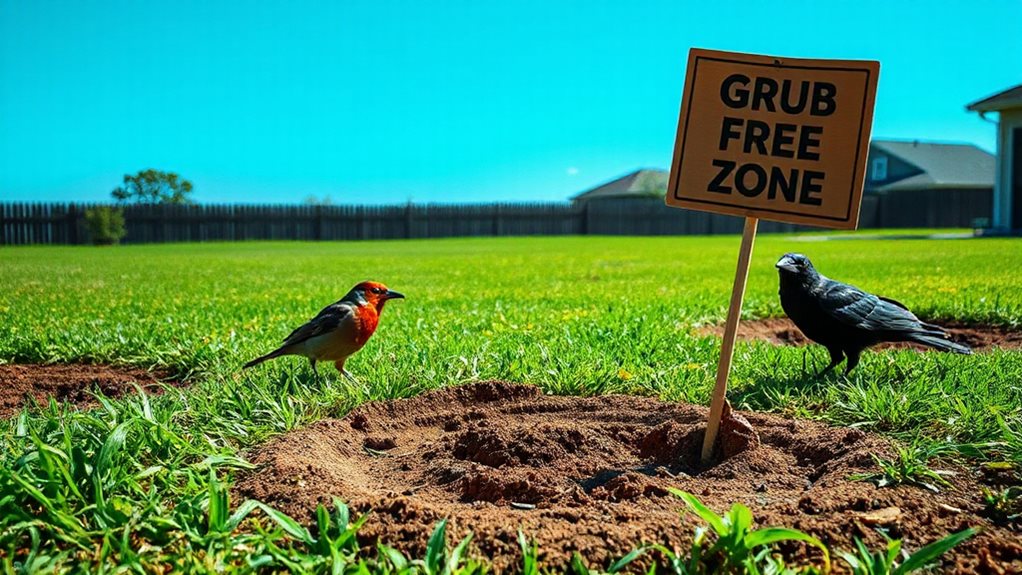 eco safe grub control schedule and tactics