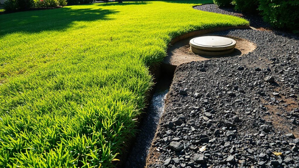 french drains for lawn drainage success