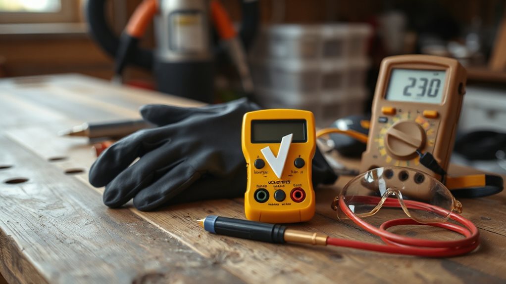 full gear safety for 120v testing