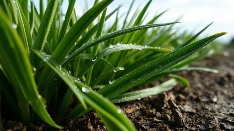 grass grows faster after rain due to moisture