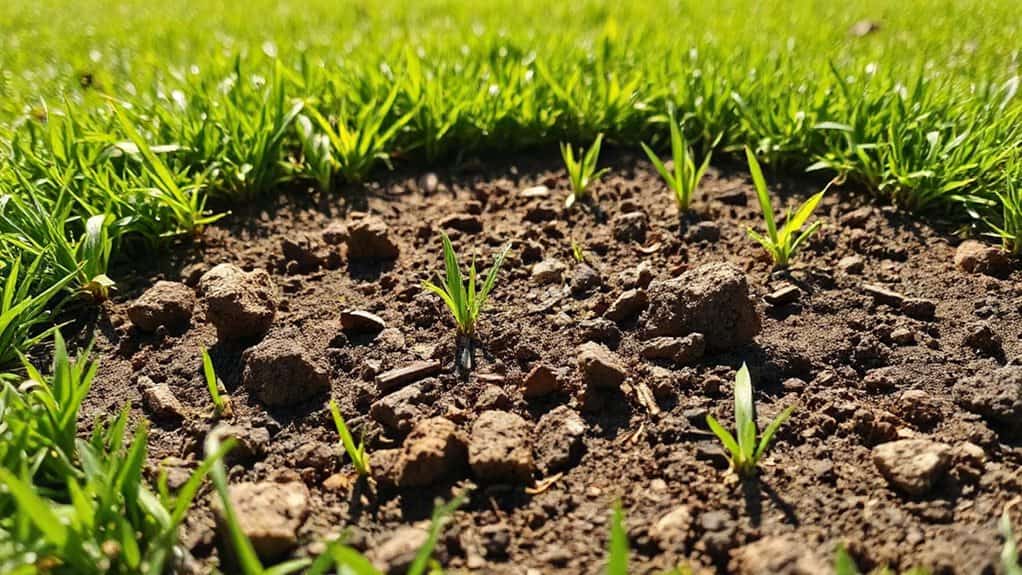 grass won t grow in certain spots