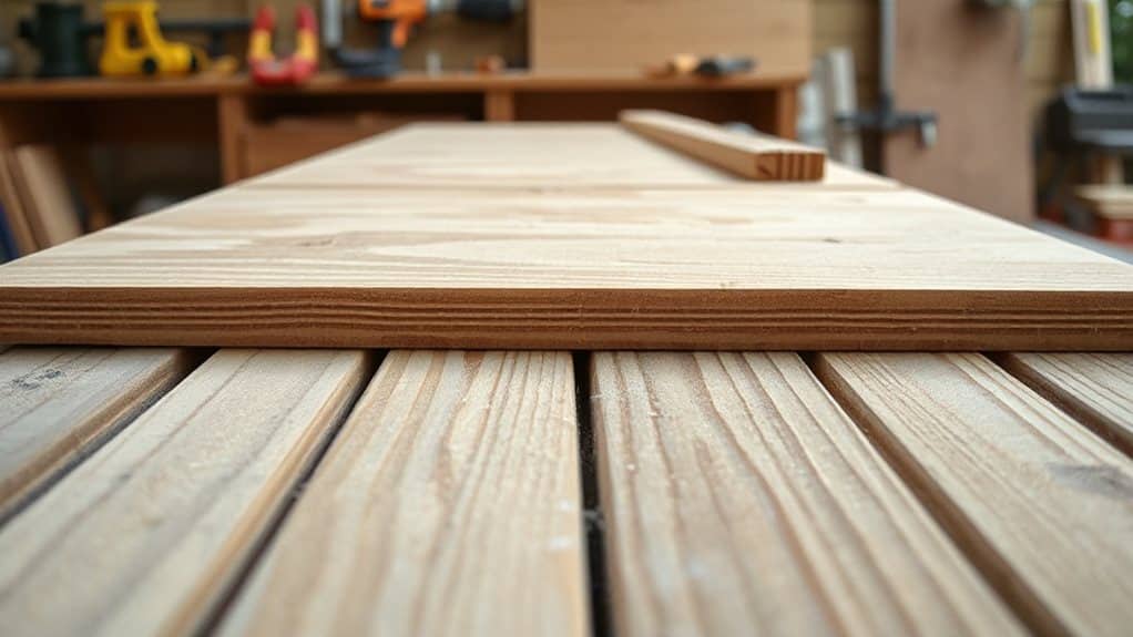 grooves prevent warping and cupping