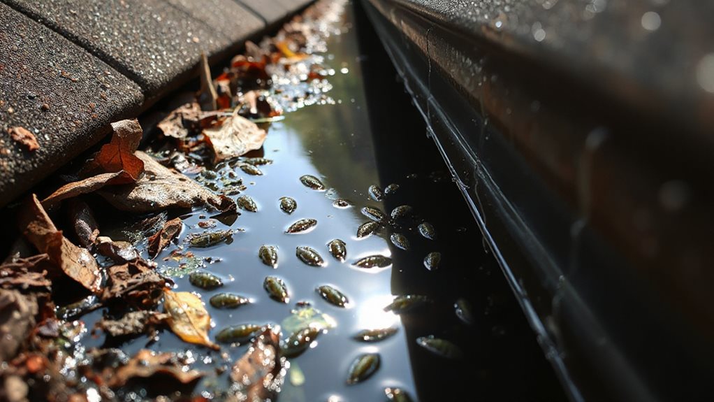 gutter guards prevent mosquito breeding