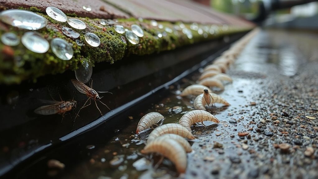 gutter hosts all life stages