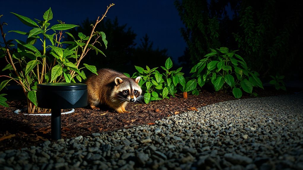 high lumen solar motion deterrent