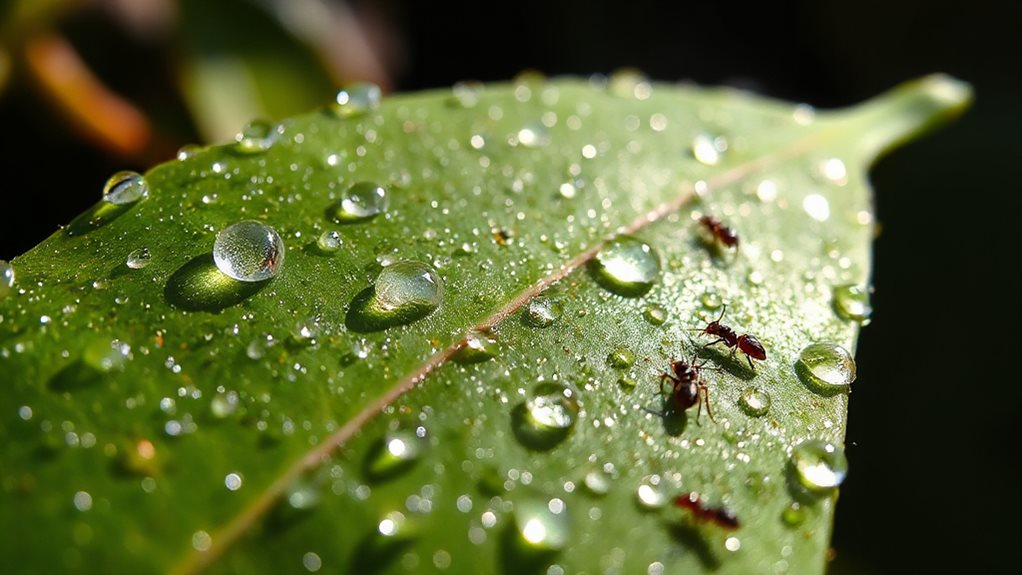 honeydew vs plant mucilage test