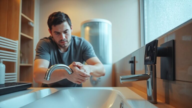 hot water runs out quickly