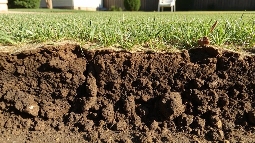 lawn soil becomes compacted over time