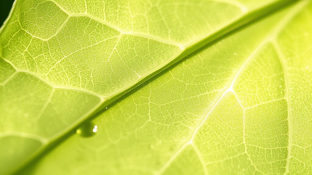 light shock transparency damages leaves