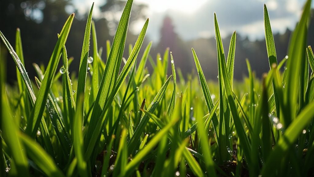 lightning fertilized lawn nitrate uptake