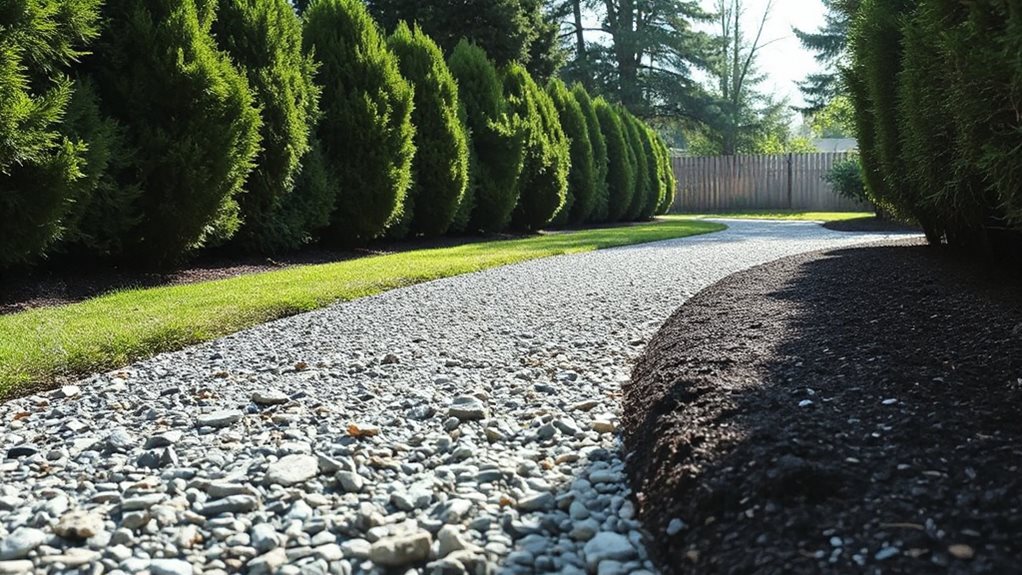 maintains dry mud free trail