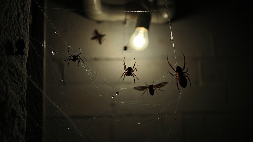 moisture fuels basement spider buffet