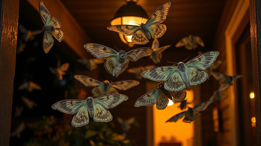 moths see light as lure