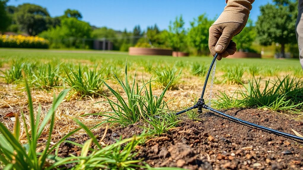 mow high overseed mulch