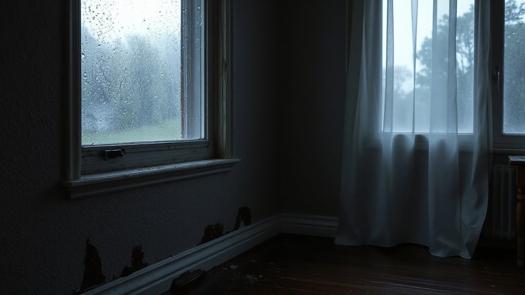 musty house odor after rain