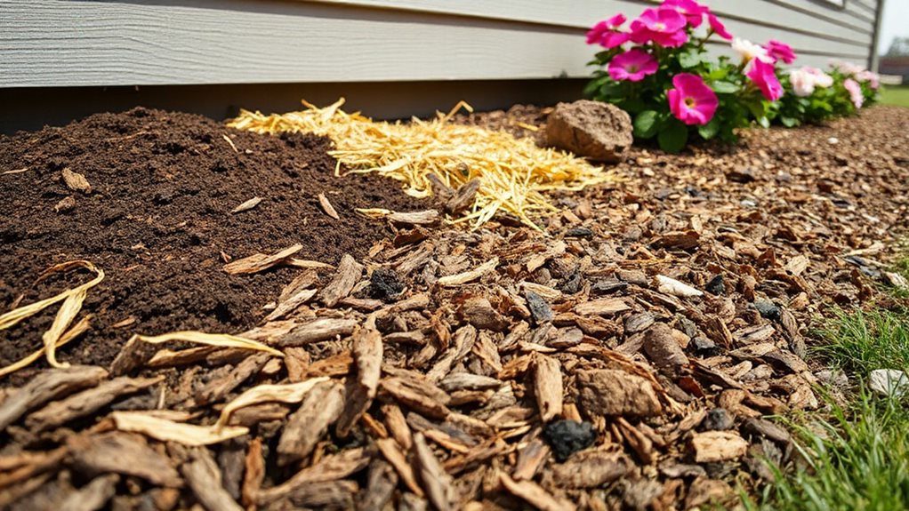 organic mulch showdown compost straw bark