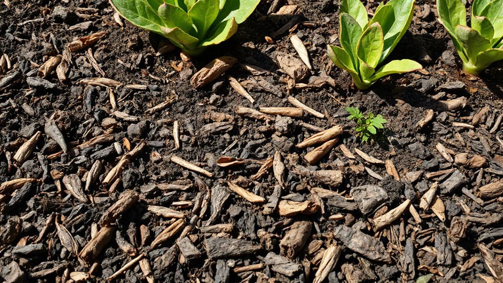 over mulching damages plants quickly