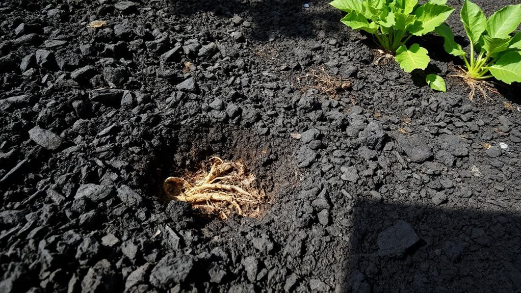 over mulching drains soil oxygen