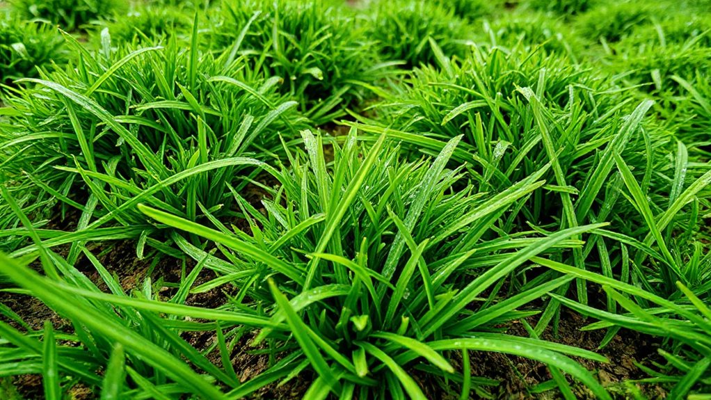 overwatering causes soggy clumpy lawn