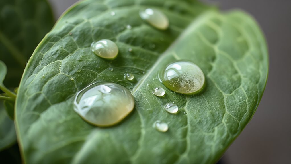overwatering causes translucent leaves wilting