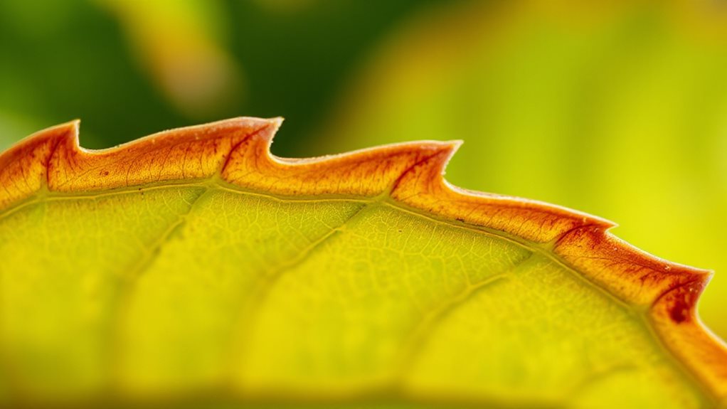 overwatering nutrient gaps cause browning edges