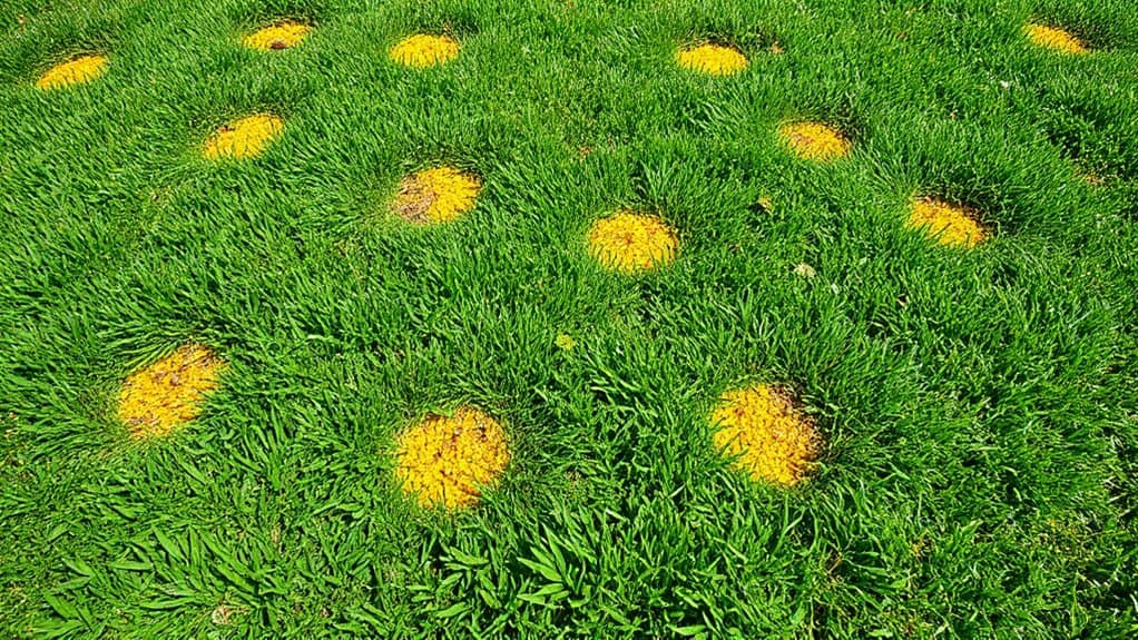 pest and disease caused yellow spots