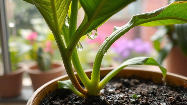 plants wilt briefly after watering