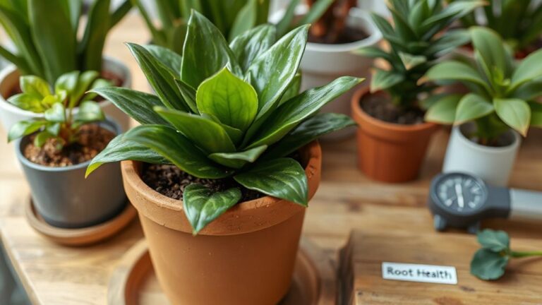 prevent root rot in houseplants