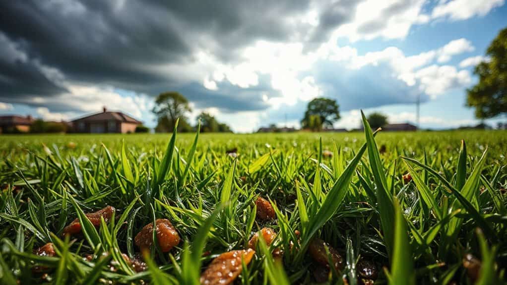 rain drains nutrients scatters
