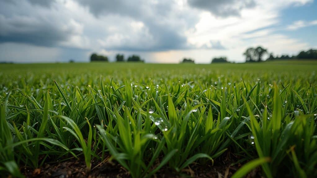 rain washed fertilizer harms lawn