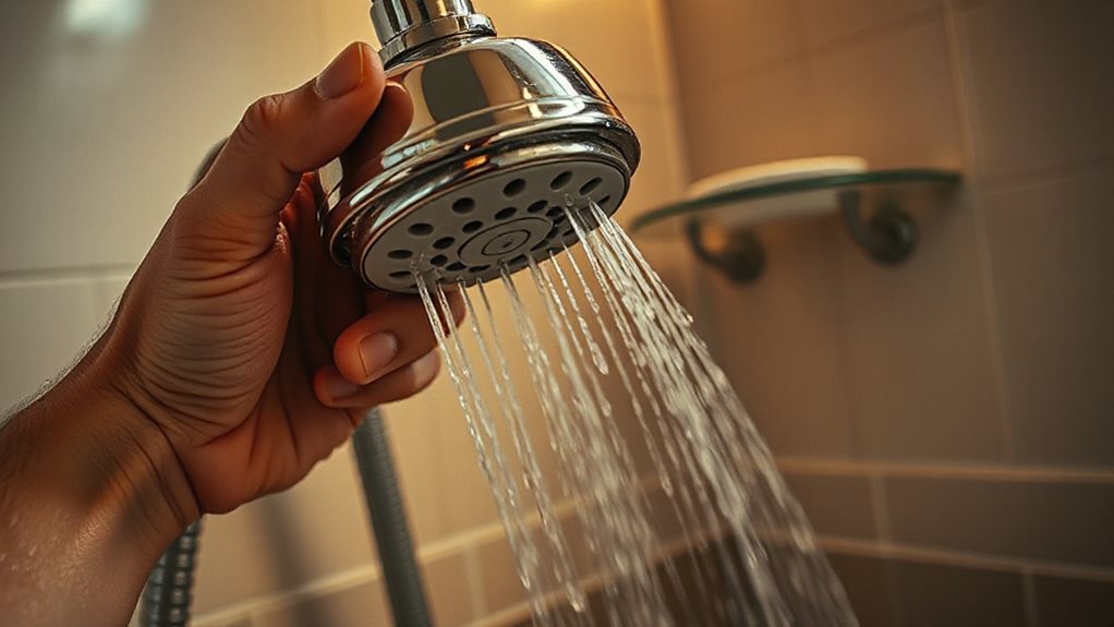 remove shower head flow restrictor