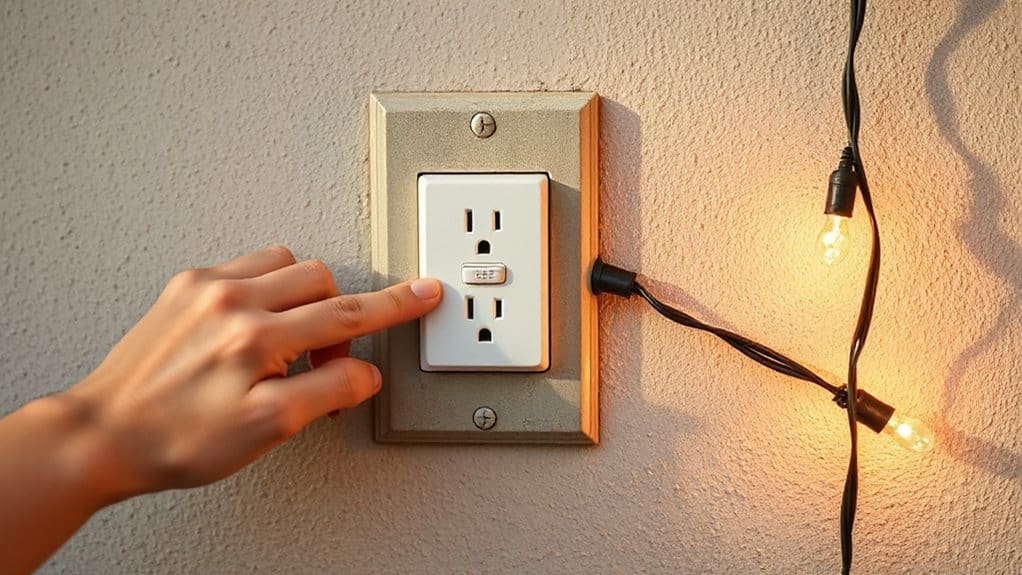 reset gfci restore power safely