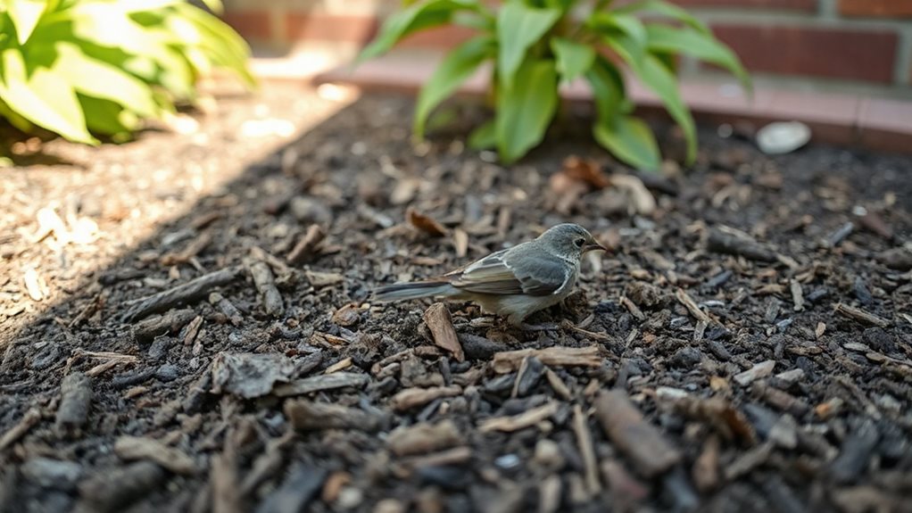 rock mulch netting stones and deterrents