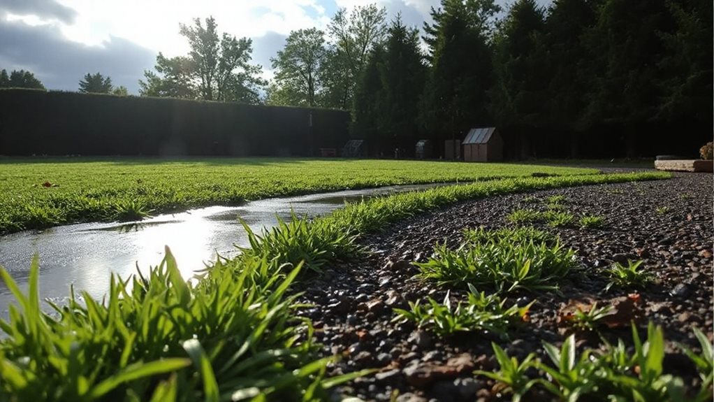 seasonal drainage and lingering dampness