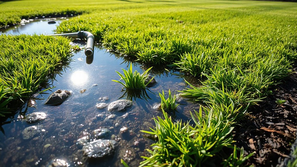 seasonal lawn drainage care plan