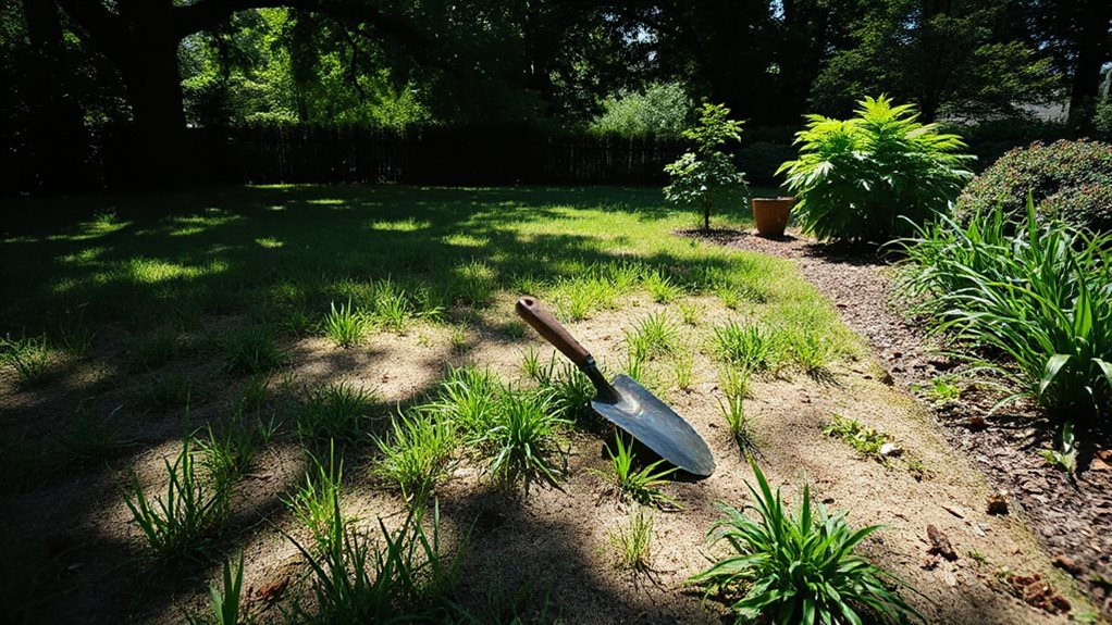 shade planting quick fixes shallow mulch fine fescues