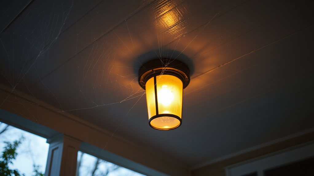 smart porch lighting reduces insects and webs