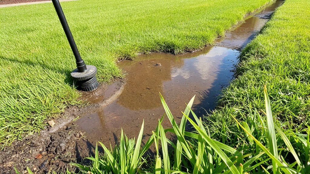 soggy lawn drainage issues