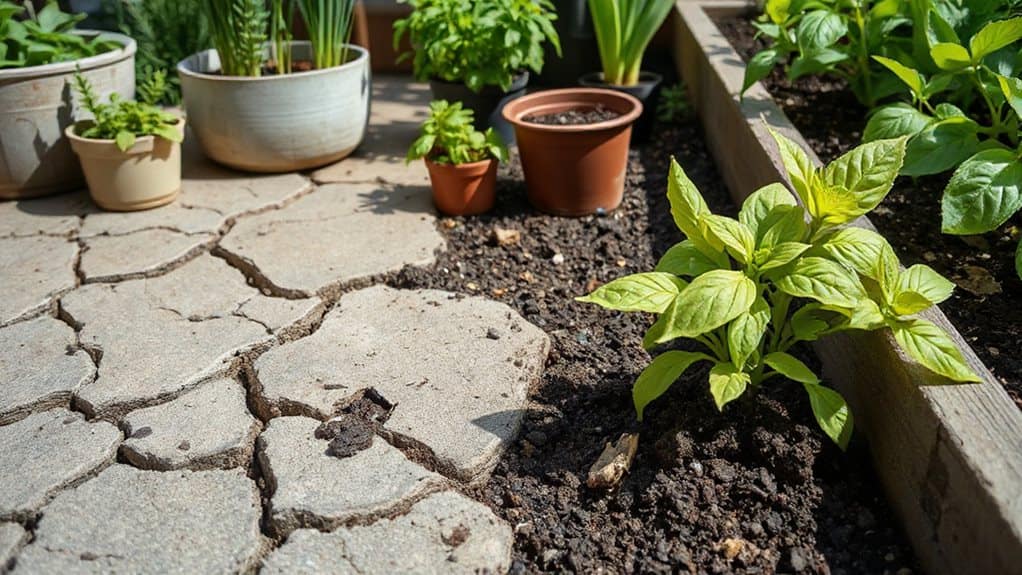 soil compaction hinders drainage
