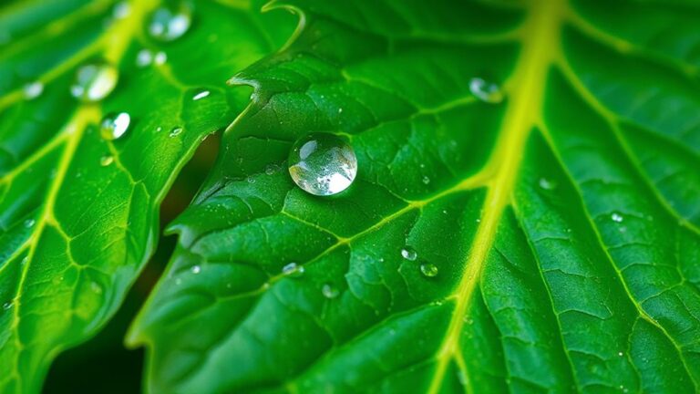 sticky plant leaf exudates explanation