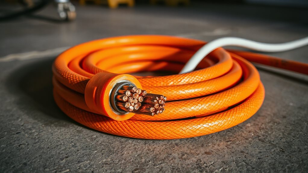 thicker cords minimize heat buildup